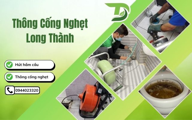 thông cống nghẹt long thành