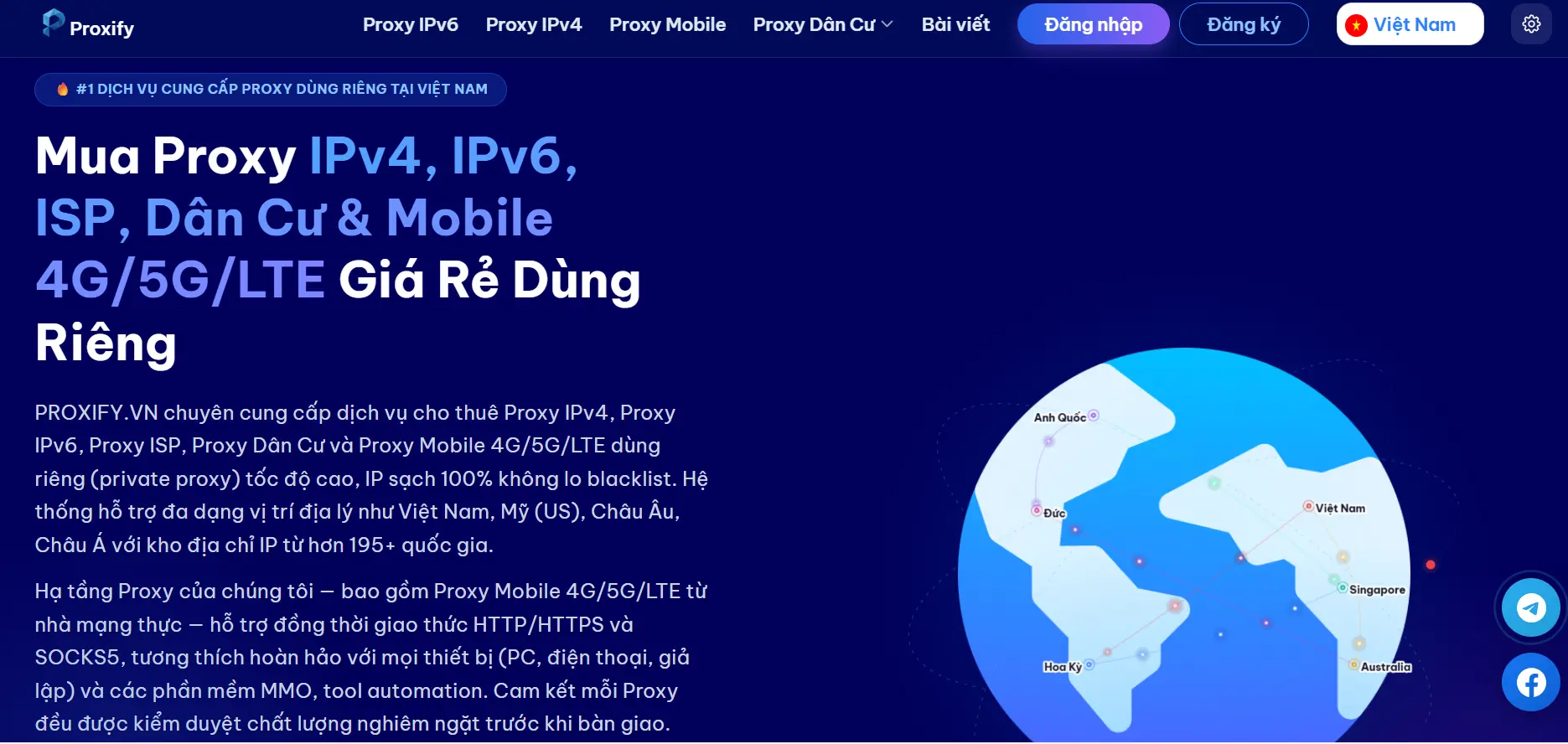 Proxify.vn – Dịch Vụ Proxy 4G/5G/LTE Dùng Riêng